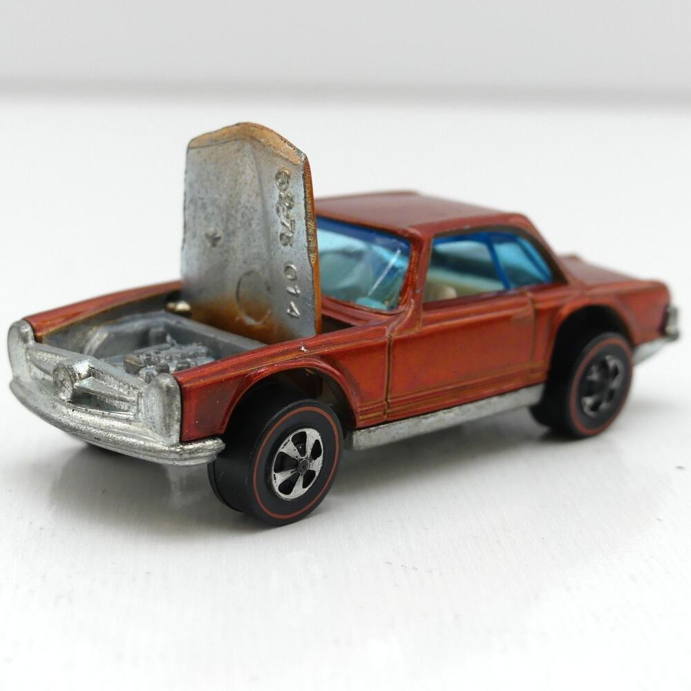 Vintage 1969 Mattel Hot Wheels Mercedes-Benz 280SL Redline Copper Diecast Car HK